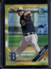Casey Mize [Gold Refractor] #BNR-CM Baseball Cards 2019 Bowman Chrome National Convention Prices