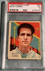 Bucky Harris #91 Baseball Cards 1936 Diamond Stars Prices