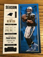 Cam Newton #4 Football Cards 2017 Panini Contenders Prices