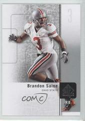 Brandon Saine #23 Football Cards 2011 SP Authentic Prices
