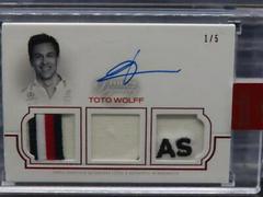 Toto Wolff [Red] #DAP-TWPII Racing Cards 2020 Topps Dynasty Formula 1 Autograph Patch Prices