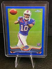 Robert Woods [Catching Blue Refractor] #3 Football Cards 2013 Topps Chrome Prices