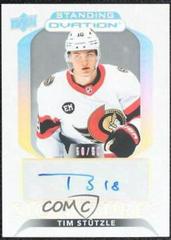 Tim Stutzle #SOS-TS Hockey Cards 2021 Upper Deck Ovation Standing Signatures Prices