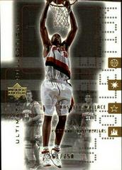 Rasheed Wallace #47 Basketball Cards 2001 Ultimate Collection Prices
