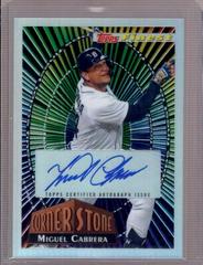 Miguel Cabrera Baseball Cards 2022 Topps Finest 1994 Cornerstones Autographs Prices