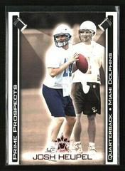 Josh Heupel [Bronze] #16 Football Cards 2001 Pacific Vanguard Prime Prospects Prices