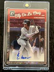 Elly De La Cruz [Silver Stars] #1990-EC Baseball Cards 2023 Panini Donruss Optic Retro 1990 Signatures Prices