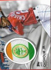Jazz Chisholm Jr. #CFP-JC Baseball Cards 2022 Topps City Flag Patch Relics Prices