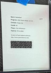 Zion Williamson #HI-ZWL Basketball Cards 2022 Panini Hoops Ink Autographs Prices