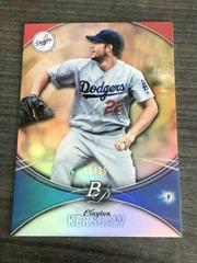Clayton Kershaw [Orange] Baseball Cards 2016 Bowman Platinum Prices