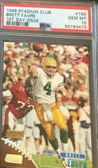 Brett Favre [First Day Issue] #150 Football Cards 1998 Stadium Club Prices