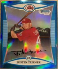 Justin Turner [Blue Refractor] #BCP171 Baseball Cards 2008 Bowman Chrome Prospects Prices