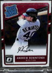 Andrew Benintendi #RRS-AX Baseball Cards 2017 Panini Donruss Optic Rated Rookie Signatures Prices