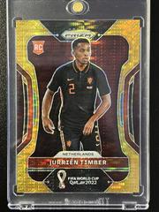 Jurrien Timber [Breakaway Gold] #156 Soccer Cards 2022 Panini Prizm World Cup Prices