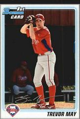 Trevor May [Black Border Redemption] Baseball Cards 2010 Bowman Prospects Prices