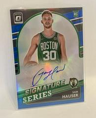 Sam Hauser [Blue] Basketball Cards 2021 Panini Donruss Optic Signature Series Prices