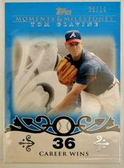 Tom Glavine [Blue] Baseball Cards 2008 Topps Moments & Milestones Prices