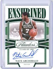 Nate Archibald [Emerald] #19 Basketball Cards 2022 Panini Flawless Enshrined Signature Prices