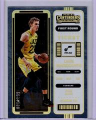 Lauri Markkanen [First Round] Basketball Cards 2022 Panini Contenders Prices
