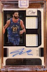 Jamal Murray [Purple] Basketball Cards 2021 Panini One and One Dual Jersey Autographs Prices