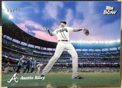 Austin Riley [Background Color] #42 Baseball Cards 2023 Topps Black and White Prices