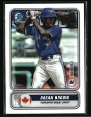 Dasan Brown #STG-DB Baseball Cards 2020 Bowman Chrome Spanning the Globe Prices