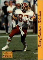 Ricky Sanders #283 Football Cards 1993 Pro Line Live Prices