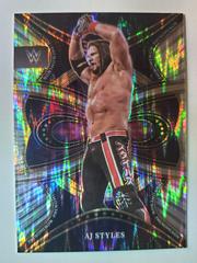 AJ Styles [Flash Prizm] #4 Wrestling Cards 2022 Panini Select WWE Phenomenon Prices