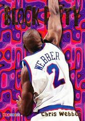 Chris Webber #23 Basketball Cards 1995 Hoops Block Party Prices