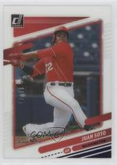 Juan Soto [Purple] #5 Baseball Cards 2021 Panini Chronicles Clearly Donruss Prices