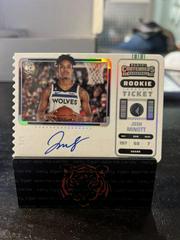 Josh Minott [SP Variation Autograph Stub Ticket] #131V Basketball Cards 2022 Panini Contenders Prices