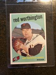 Red Worthington #28 Baseball Cards 1959 Topps Prices