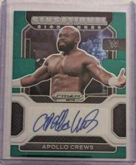 Apollo Crews [Green Prizm] Wrestling Cards 2022 Panini Prizm WWE Sensational Signatures Prices