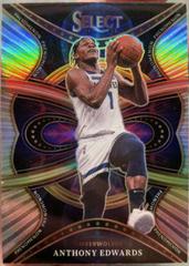 Anthony Edwards [Silver Prizm] #27 Basketball Cards 2021 Panini Select Phenomenon Prices
