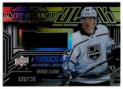 Brandt Clarke #ORJ-BC Hockey Cards 2022 SPx UD Black Obsidian Rookies Jersey Prices