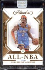 Shai Gilgeous-Alexander [Bronze] #179 Basketball Cards 2022 Panini Flawless Prices