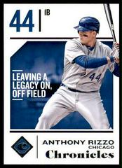 Anthony Rizzo #48 Baseball Cards 2018 Panini Chronicles Prices