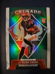 Ja'Marr Chase [Green] Football Cards 2021 Panini Rookies and Stars Crusade Prices