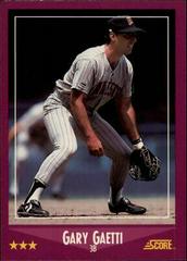 Gary Gaetti Baseball Cards 1988 Score Glossy Prices