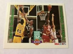 David Robinson, Hakeem Olajuwon #323 Basketball Cards 1992 Hoops Prices