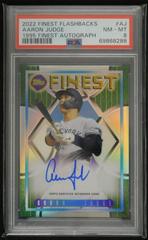 Aaron Judge #FA-AJ Baseball Cards 2022 Topps Finest Autographs Prices