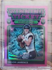 Trevor Lawrence [Pink] #WT10 Football Cards 2021 Panini Contenders Optic Winning Ticket Prices