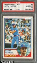 Larry Parrish #2 Baseball Cards 1983 O Pee Chee Prices