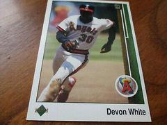 Devon White #110 Baseball Cards 1989 Upper Deck Prices