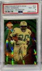 Barry Sanders [Quantum] #23 Football Cards 1995 Collector's Edge Edgetech Prices