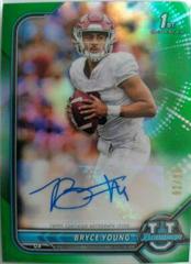 Bryce Young #BCPA-BY Football Cards 2021 Bowman University Chrome Autographs Prices