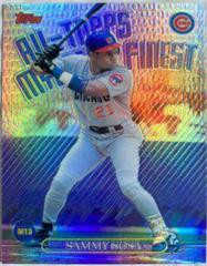 Sammy Sosa [Refractor] #M13 Baseball Cards 1999 Topps All Mystery Finest Prices