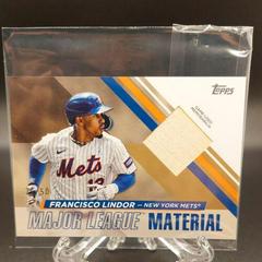 Francisco Lindor [Gold] #MLM-FL Baseball Cards 2024 Topps Major League Material Prices