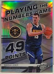 Nikola Jokic #14 Basketball Cards 2021 Panini Contenders Optic Playing the Numbers Game Prices
