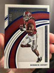 Derrick Henry [Blue] #7 Football Cards 2022 Panini Immaculate Collegiate Prices